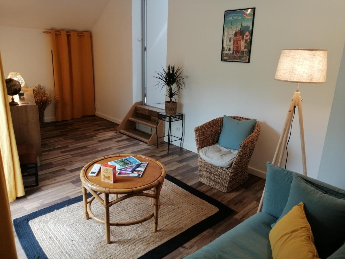 Bel Appt 3 Pieces, A L'Etage, Jardin Privatif, Au Calme, 10 Mn Saumur Et Cnpe Varennes-sur-Loire المظهر الخارجي الصورة