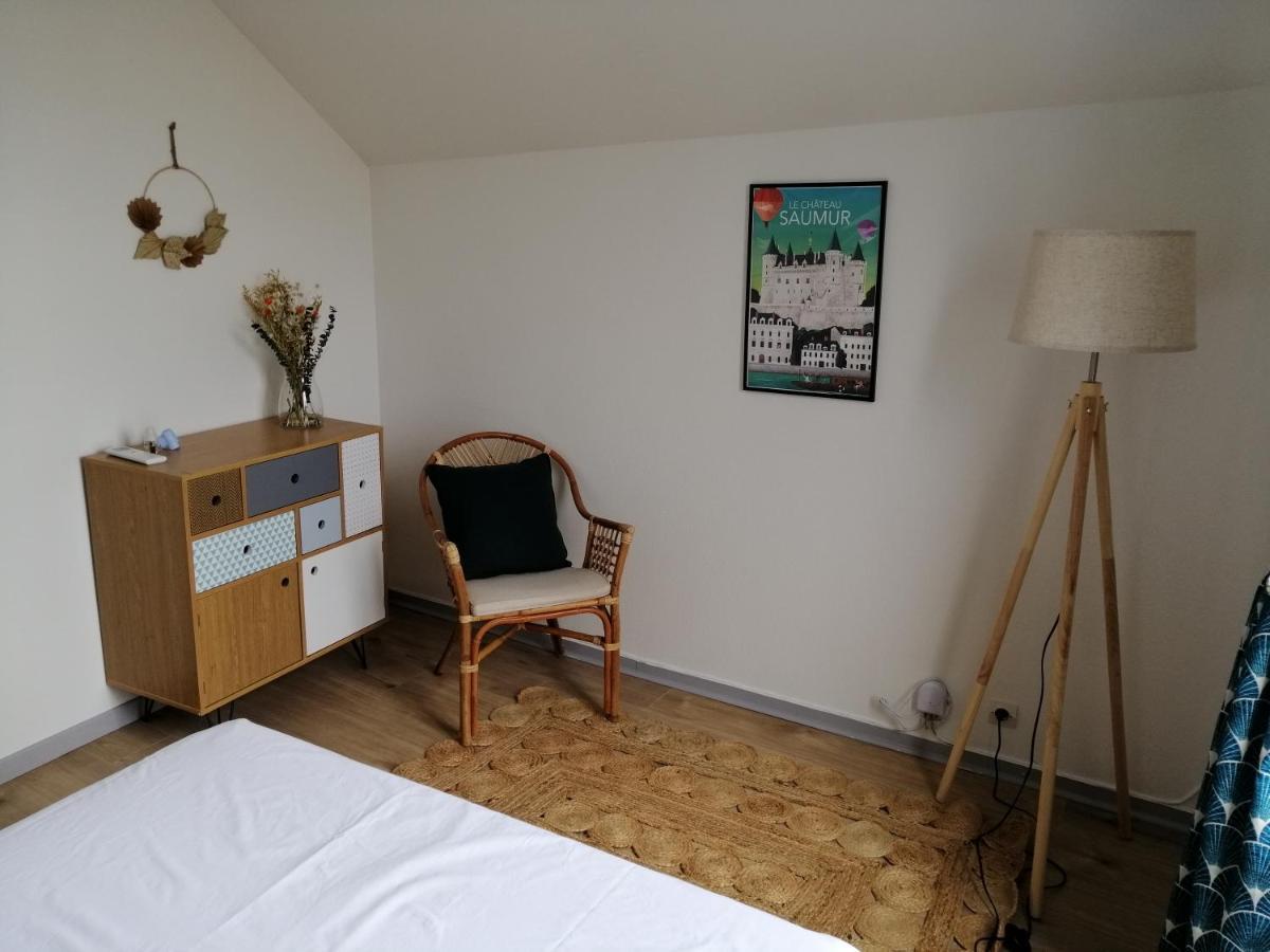 Bel Appt 3 Pieces, A L'Etage, Jardin Privatif, Au Calme, 10 Mn Saumur Et Cnpe Varennes-sur-Loire المظهر الخارجي الصورة